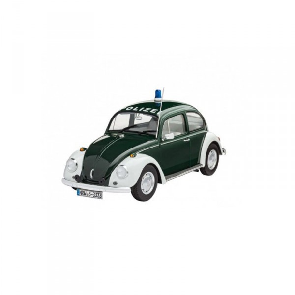 Maquette voiture : Model Set : VW Beetle Police - Revell-67035