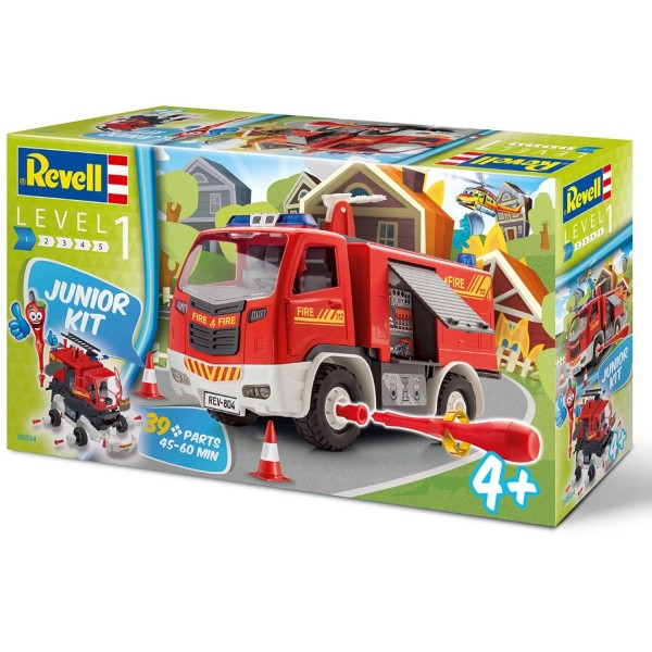 Maquette voiture Junior Kit : Camion de Pompiers - Revell-00804