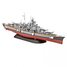 Maquette bateau : Navire de guerre Bismarck