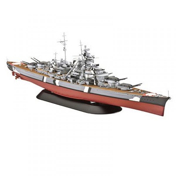 Maquette bateau : Navire de guerre Bismarck - Revell-05098