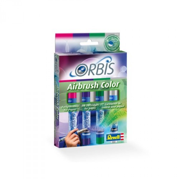 Recharges cartouches Orbis Airbrush Power Studio : Set 2 - Revell-30102