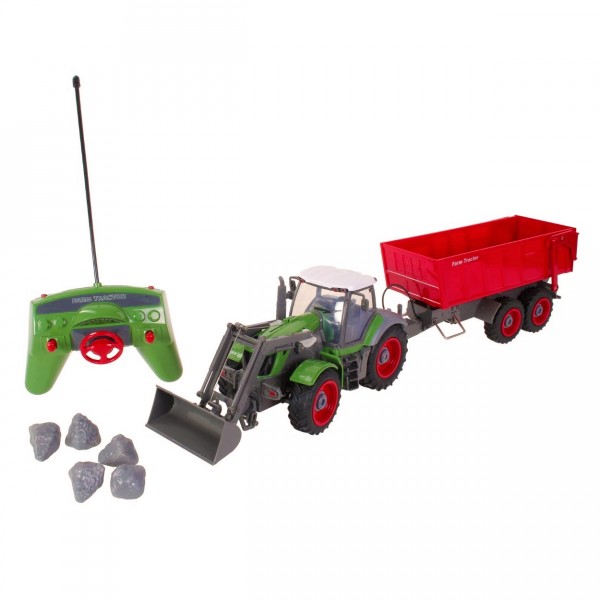 Tracteur radiocommandé avec remorque At Work : Farm Tractor Plus - Revell-24960