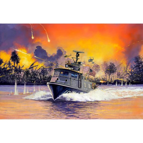 Maquette bateau : Model Set : US Navy SWIFTBOAT MKI - Revell-65176