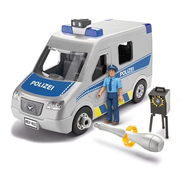 Maquette Véhicule Junior Kit : Van Police - Revell-00811