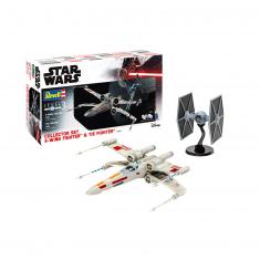 Coffret maquettes Star Wars : Set Collector X-Wing Fighter et Tie Fighter