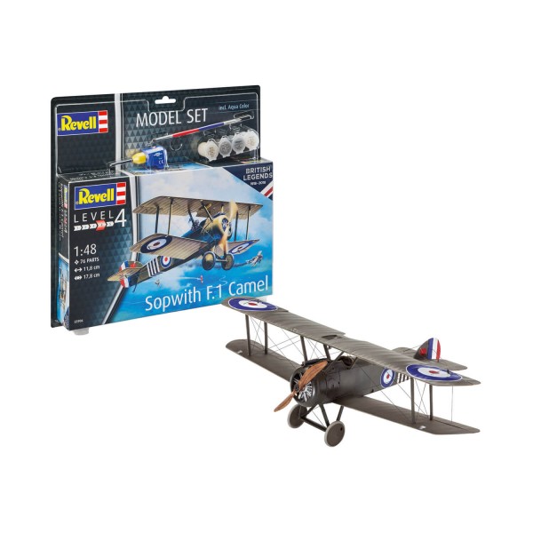 Maquette avion : Model Set : British Legends : Sopwith Camel - Revell-63906
