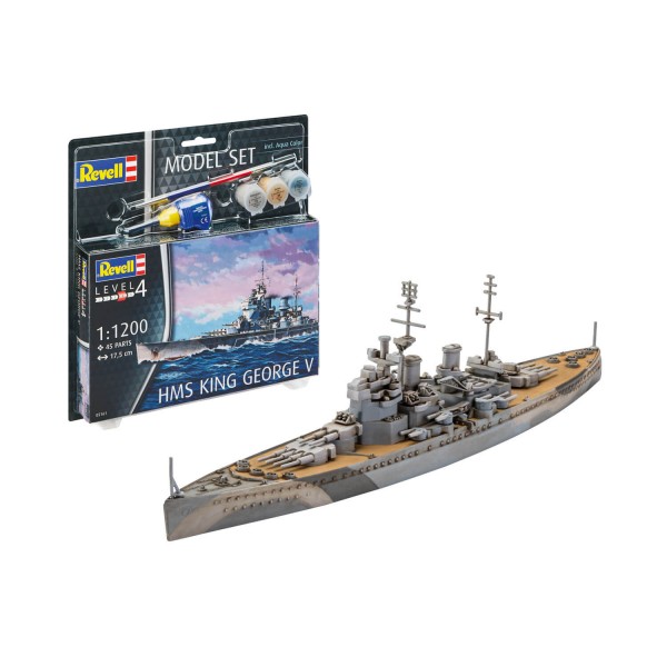 Maquette bateau : Model set : HMS King George V - Revell-65161