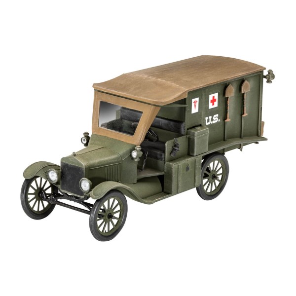 Maquette véhicule militaire : Model T 1917 Ambulance - Revell-03285