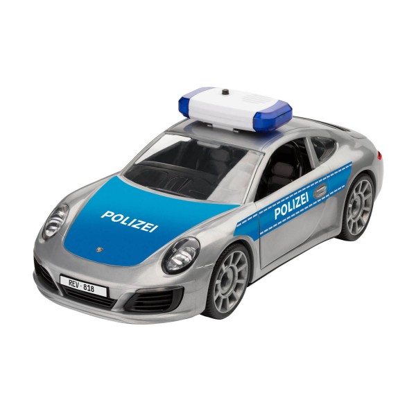 Maquette voiture : Junior Kit : Porsche 911 Targa 4S - Polizei - Revell-00818