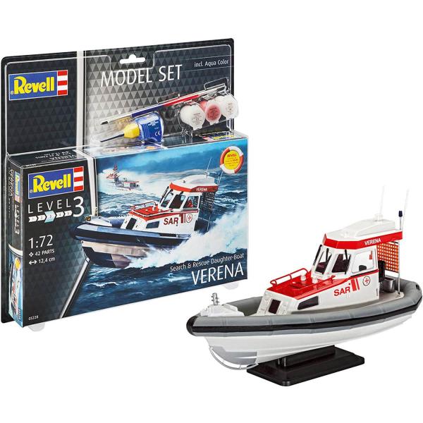 Maquette bateau : Model Set : Search & Rescue Daughter-Boat VERENA - Revell-65228