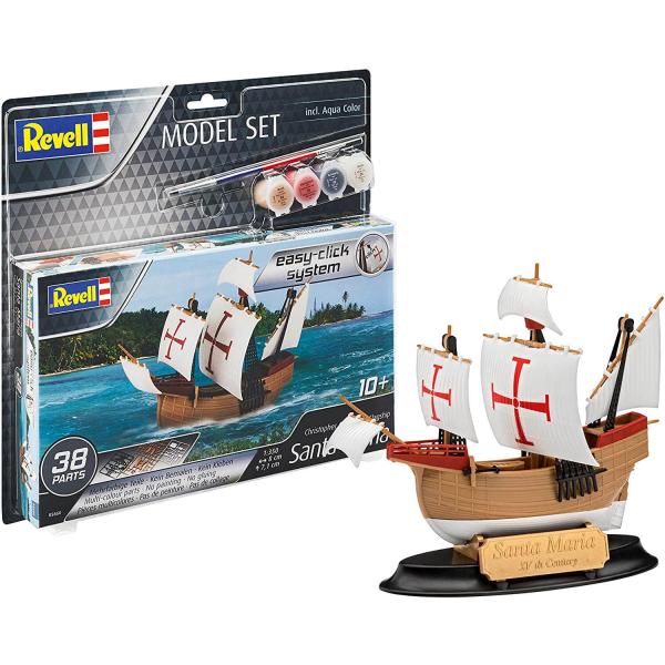Maquette bateau : Model Set Easy-Click : Santa Maria - Revell-65660