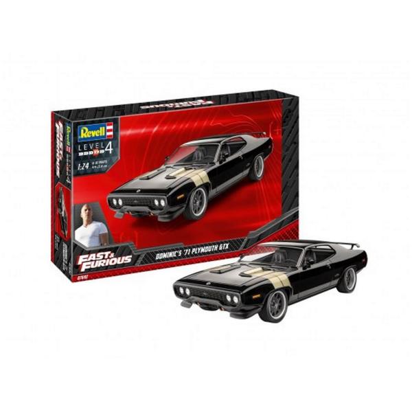Maquette voiture : Fast & Furious Dominics 1971 Plymouth GTX - Revell-07692