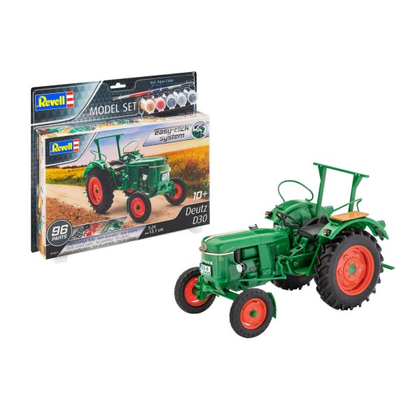 Maquette tracteur : Model Set Easy-click : Deutz D30 - Revell-67821