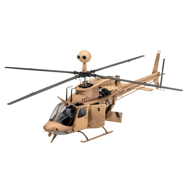 Maquette hélicoptère : OH-58 Kiowa - Revell-03871