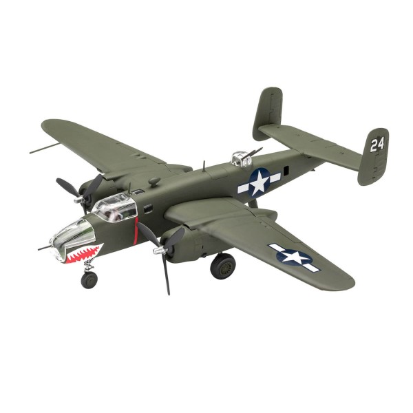 Maquette avion militaire : Easy-Click : B-25 Mitchell - Revell-3650