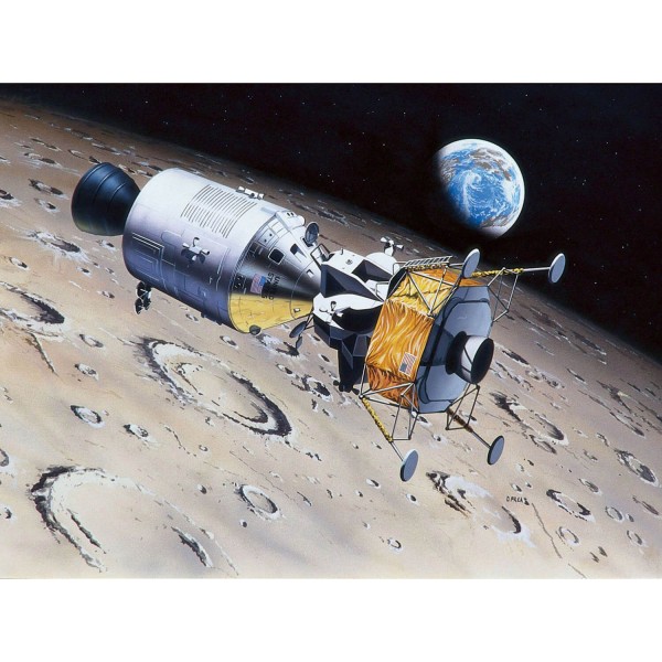 Maquette Espace : Coffret 50 ans Apollo 11 : Columbia & Eagle - Revell-3700