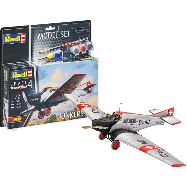 Maquette avion : Model Set : Junkers F.13 - Revell-63870