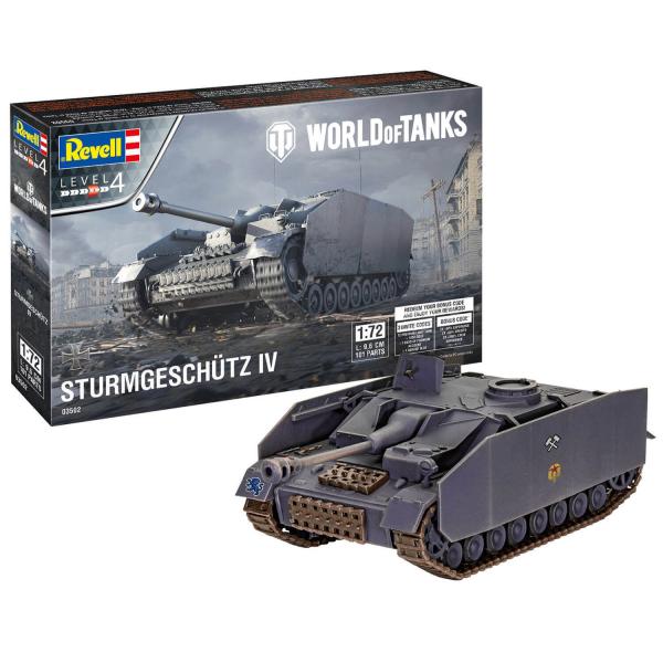Revell Sturmgeschutz Iv - World Of Tanks - 1:72e - Revell-03502