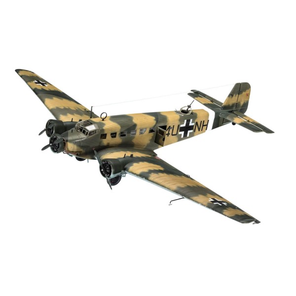 Maquette avion militaire : Junkers Ju52/3m Transport - Revell-3918