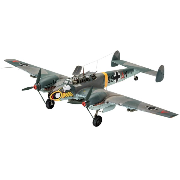 Maquette avion militaire : Messerschmitt Bf110 C-7 - Revell-4961