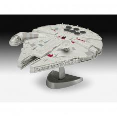 Maquette miniature Easy Click : Vaisseau Star Wars Millenium Falcon