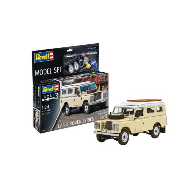 Maquette voiture : Model Set : Land Rover Series III LWB  - Revell-67056