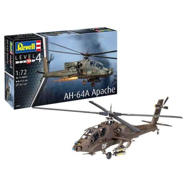 Maquette hélicoptère : AH-64 Apache - Revell-03824