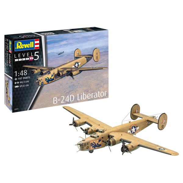 Maquette avion : B-24D Liberator - Revell-03831