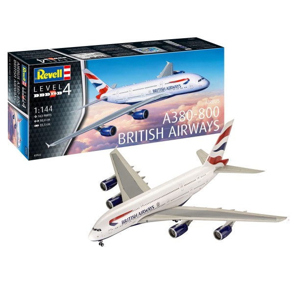 Maquette avion : Airbus A380 800 British Airways - Revell-03922