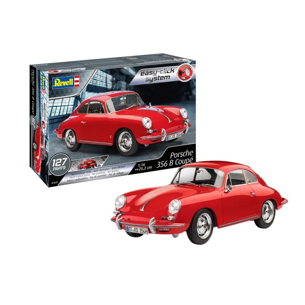 Maquette voiture : Easy-Click : Porsche 356 B Coupé - Revell-07679