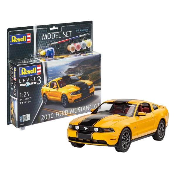 Maquette voiture : Model Set : 2010 Ford Mustang GT - Revell-67046