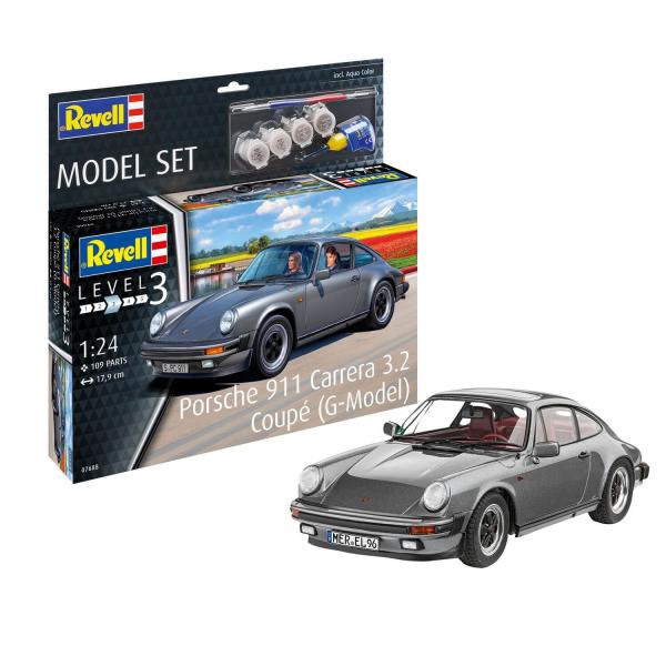 Maquette voiture : Model Set : Porsche 911 Carrera G Coupé - Revell-67688