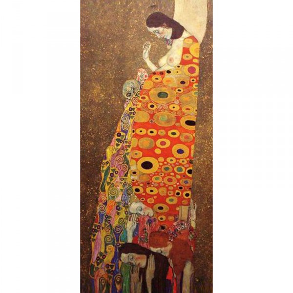 Puzzle 2000 pièces panoramique : L'espoir II, Gustav Klimt - Ricordi-3002N00007