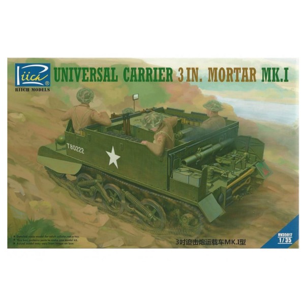 Maquette char : Universal Carrier 3 in. mortar MK.I - Richmodels-RIICH35017