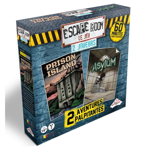 Escape Room Le jeu : Coffret de 2 jeux - 2 joueurs - RivieraGames-5073