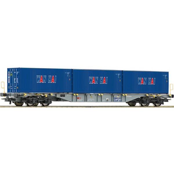 Wagon porte container SBB Roco HO - T2M-R66451