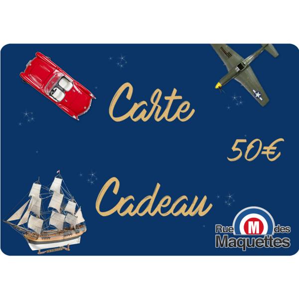 Carte Cadeau - 50 euros - RDM-KDO-50