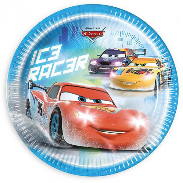 Assiettes en carton Cars Ice Racer© - Disney/Pixar© - 84833