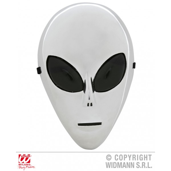 Masque alien argent - 9832A