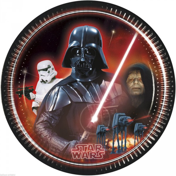 Assiettes Star Wars Heroes™ x8 - 84466