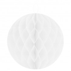 Boule Festonnée - Taille XL - Blanc