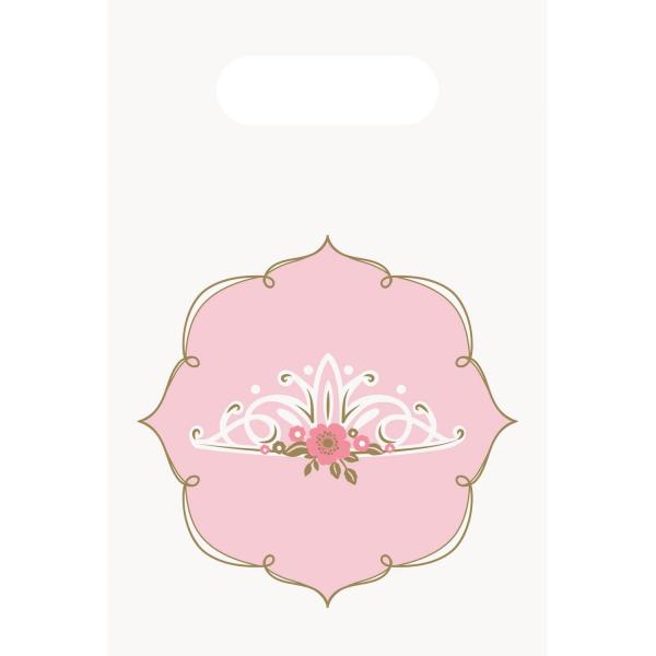 8 Sachets cadeaux en papier - Princesse d'un jour- 23.2 x 16.3 cm - 9906317