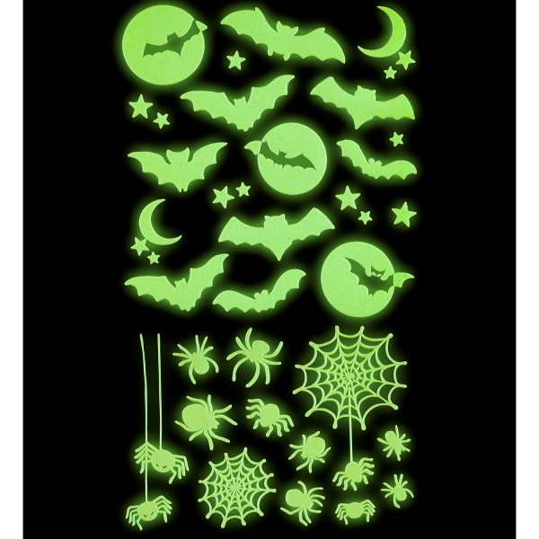 Stickers décoratifs fluorescents - Halloween - 86850WID