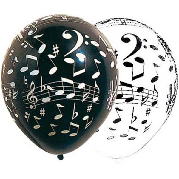 Ballon Notes de Musique x10 - BA19920