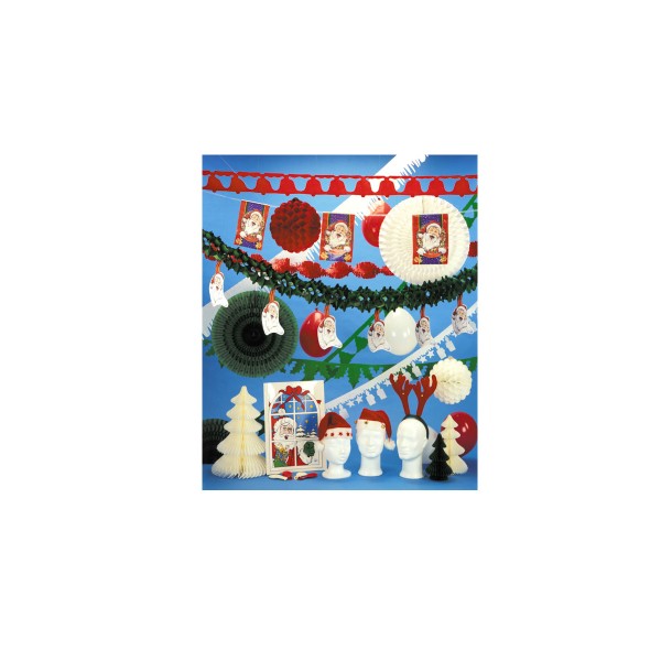 Kit De Décoration Noël (Rouge,Vert, Blanc) - 27115
