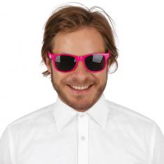 Lunettes Blues Brothers - rose fluo 