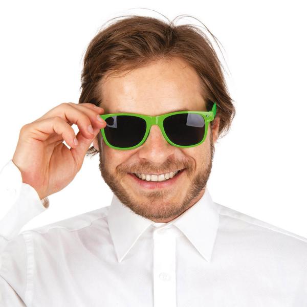 Lunettes Blues Brothers - vert fluo  - RDLF-35893