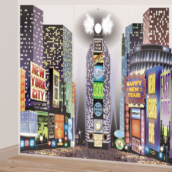 Pack de 3 Décorations Murale Times Square  - 675555