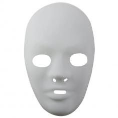 Masque visage - adulte - blanc 