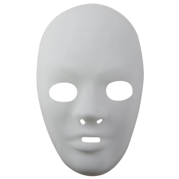 Masque visage - adulte - blanc  - RDLF-78580